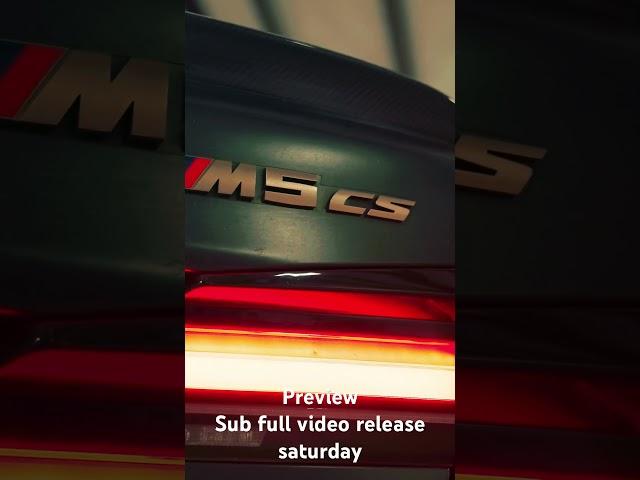 Bmw M5 CS sound  #bmw #bmwm5 #m5cs