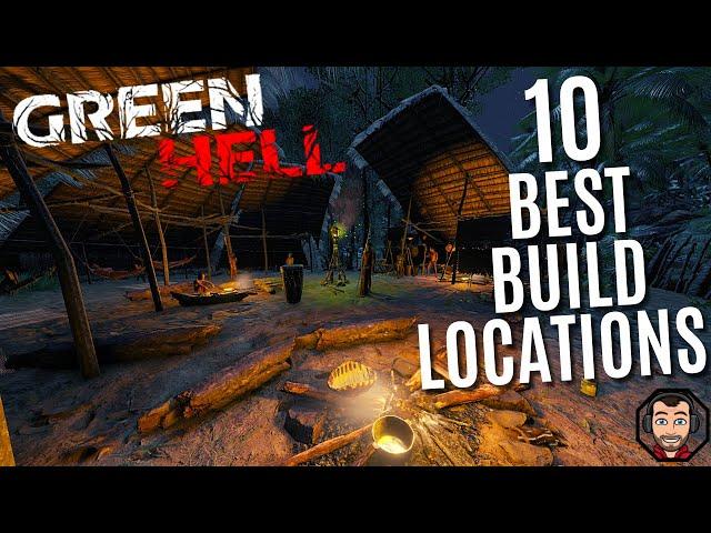 TOP 10 BEST Build Locations in GREEN HELL plus secrets & a Bonus!