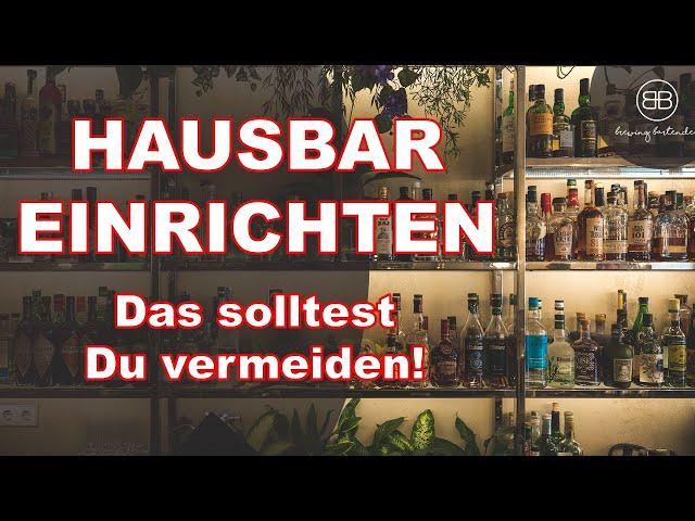 Grundausstattung für die Hausbar: Welche Zutaten man wirklich braucht und was man vermeiden sollte