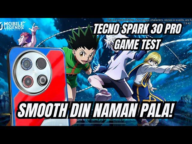 TECNO SPARK 30 PRO MOBILE LEGENDS FULL GAMEPLAY - SMOOTH KAYA?!