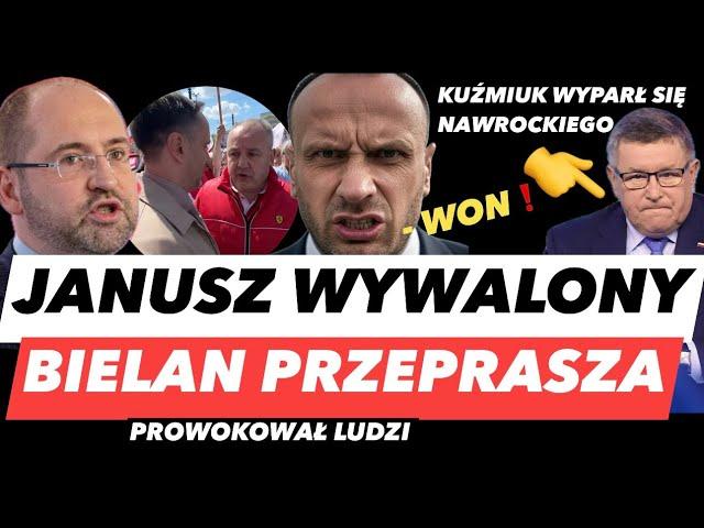 LUDZIE WYGONILI KOWALSKIEGO – PYSKOWAŁ NA MARSZU️KUŹMIUK BRZYDZI SIĘ NAWROCKIM I BIELAN NA KOLANACH
