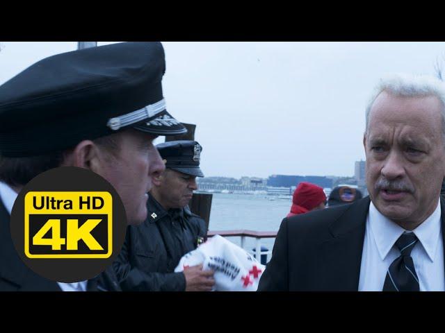 Sully's concern and a family's reunition (4K UHD) - Sully (2016)