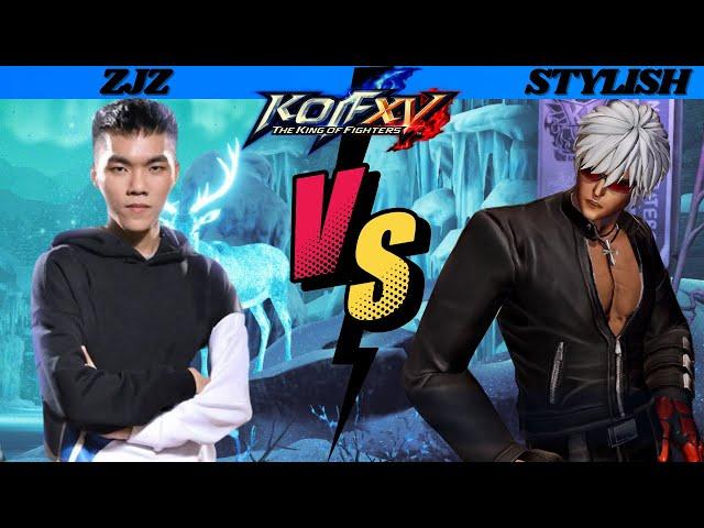 KOFXV ZJZ (Leona, Nakoruru, Chizuru) Vs STYLISH (Ryo/Yashiro, K', Goenitz) #kofxv