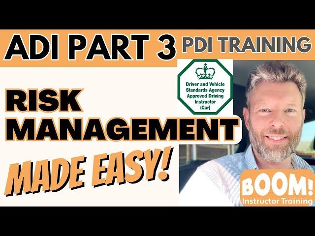 Risk Management advice for PDI's and ADI's