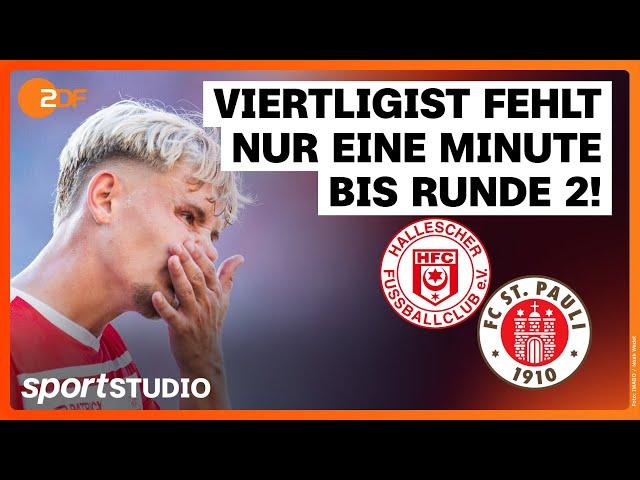 Hallescher FC – FC St. Pauli | DFB-Pokal 2024/25, 1. Runde | sportstudio