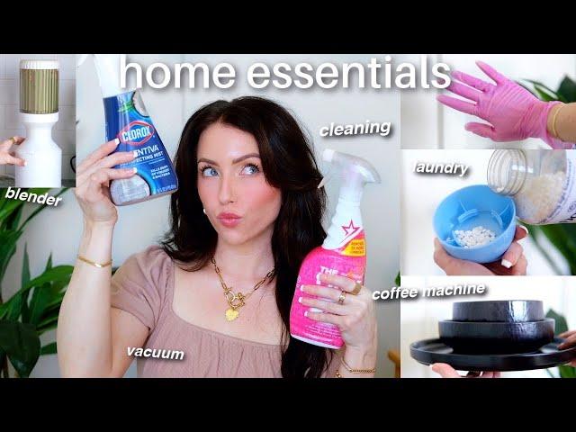 my home essentials!  favorites I use every single day (cleaning, laundry, appliances...)