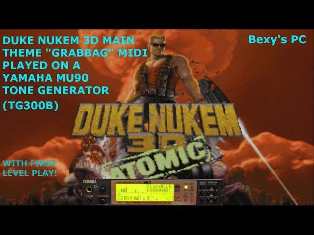 Duke Nukem 3D Main Theme "Grabbag" On The Yamaha MU90 Tone Generator