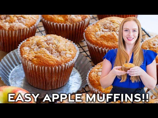 Easy Apple Muffins Recipe for Fall!