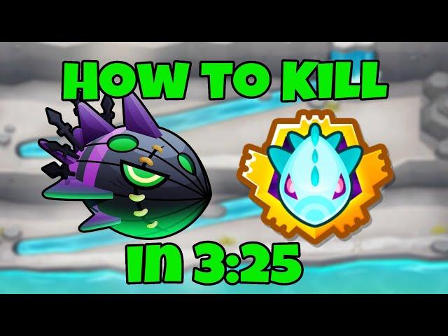 How To Kill Lych in 205 Seconds || Quarry BTD6