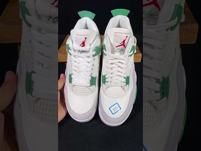 Fake Vs Real SB x Air Jordan 4  Pine Green#sneakers #sneakernews #nikejordan  #AJ #airjordan