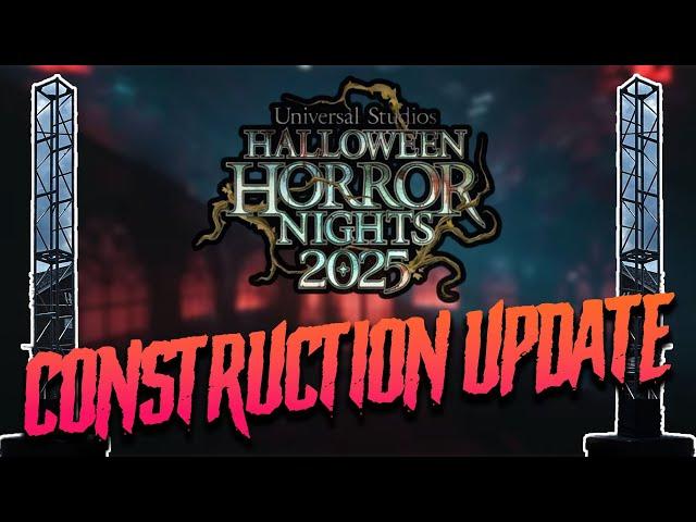 Halloween Horror Nights 2025 FIRST IN-PARK CONSTRUCTION UPDATE