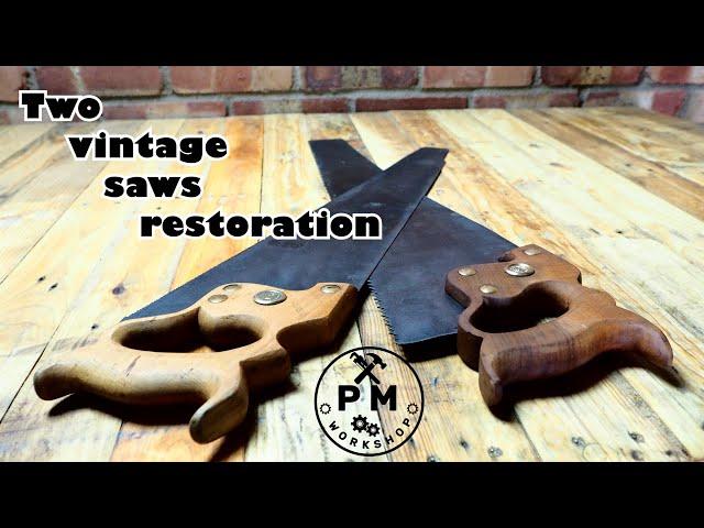 Antique hand saws restoration (Spear&Jackson and Disston)