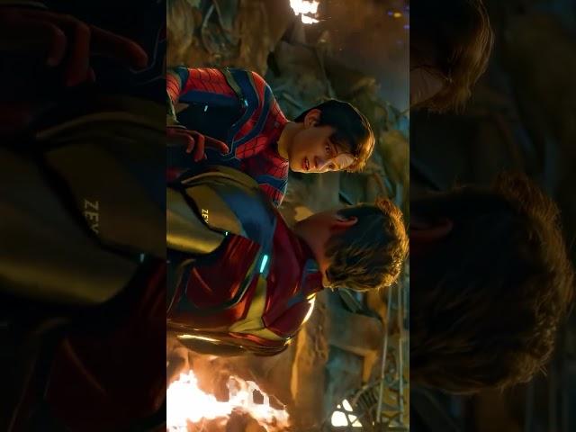 Avengers endgame iron man and spider man emotional scene | #marvel #avengersendgame #desney #ironman