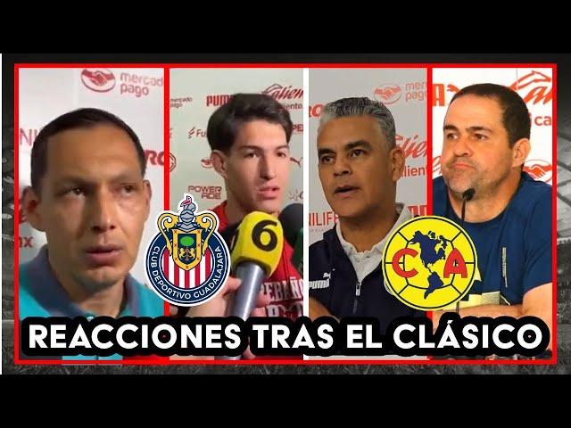 ENTÉRATE de TODAS LAS REACCIONES tras el clásico nacional | Chivas vs América