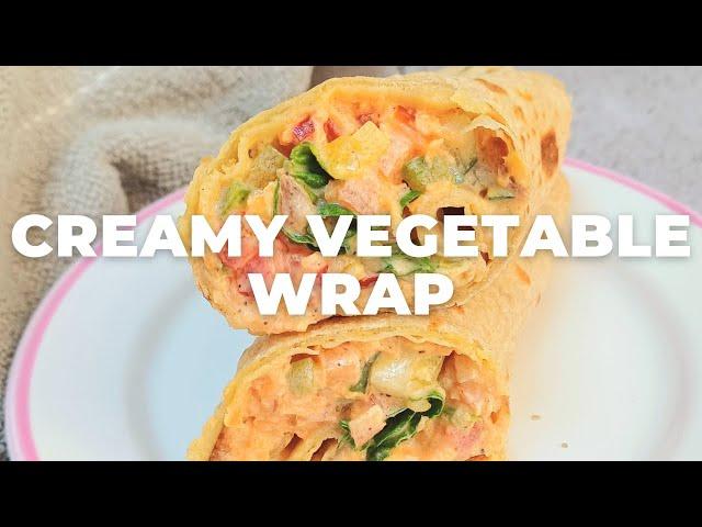 Spicy Yogurt Vegetable Wrap - Flavours Treat