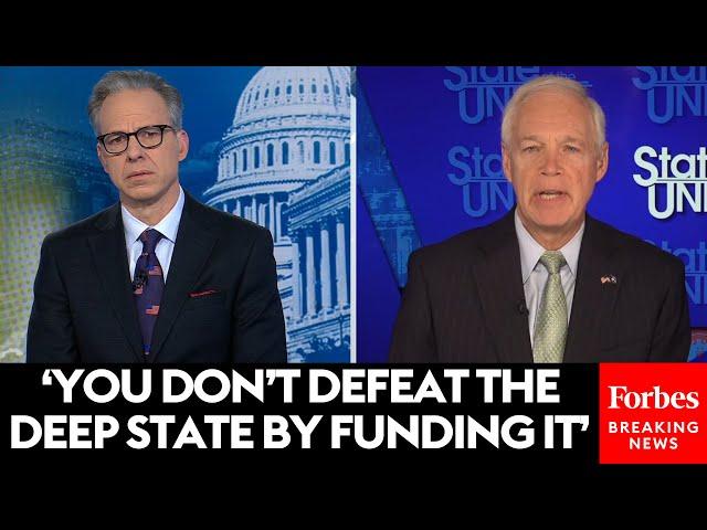 WATCH: Ron Johnson Rails Against Deficit Spending In House Budget, Asked About Voting Against It