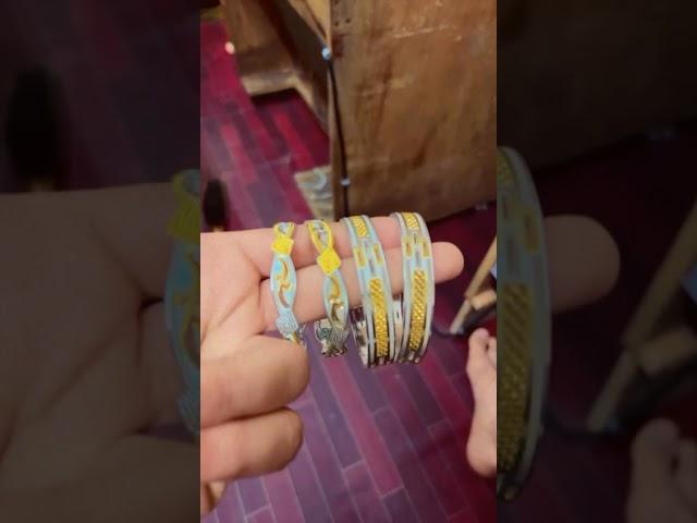 cnc bangles for women. #bangles #cnc #lalpari #akshaykumar #kda #jewellery #trending #gold #silver