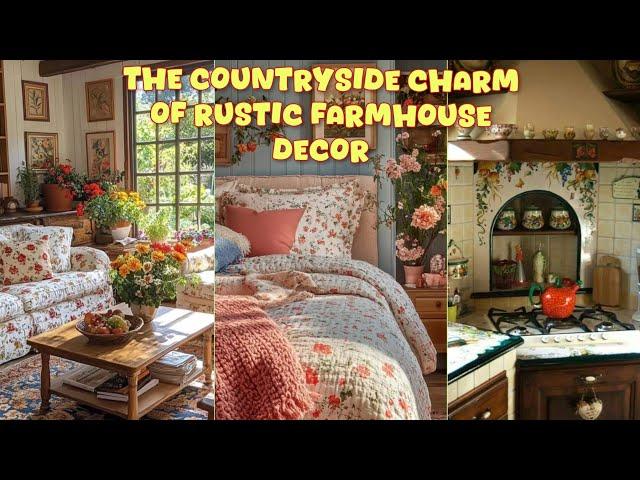 The Countryside Charm of Rustic Farmhouse Decor: Home Decor & Inspirations #countryside #farmhouse