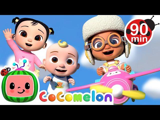 Fly High with CoComelon Friends! | CoComelon | Animals for Kids | Sing Along | Learn about Animals