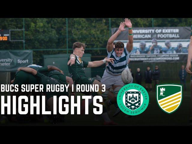 Exeter University vs Nottingham University | Full Highlights | BUCS Super Rugby