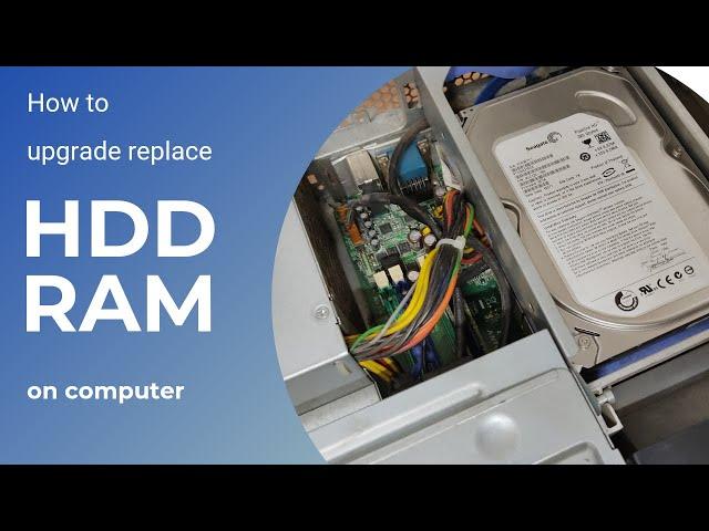 How to upgrade/replace RAM and HDD on any computer | Hindi