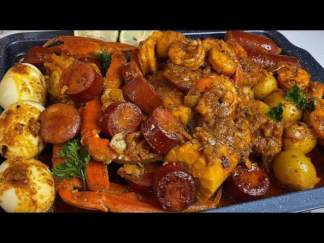 The Perfect Easiest Seafood Boil 