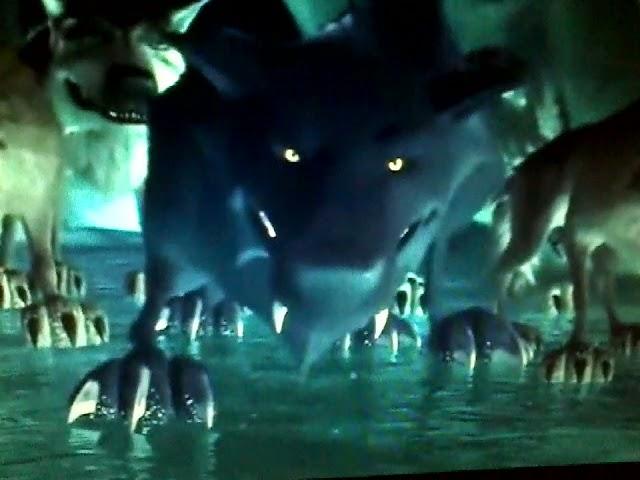 Nicholas The Anacondrai(Me) And Fionn Screaming When Black Wolf Second Encounter