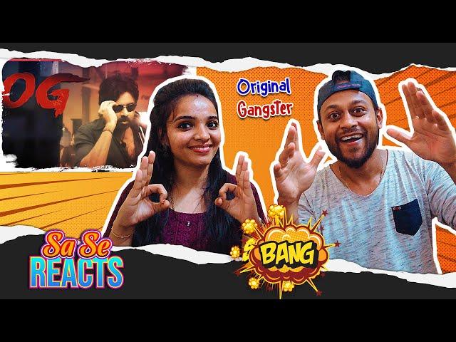 OG Glimpse REACTION | Pawan Kalyan | Sujeeth | Thaman S | MUMBAI TAMIL COUPLE