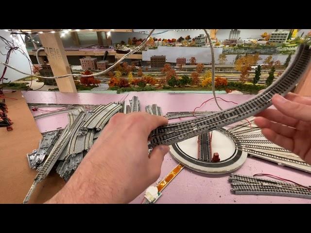 October N Scale Layout Update and #4 Turnouts