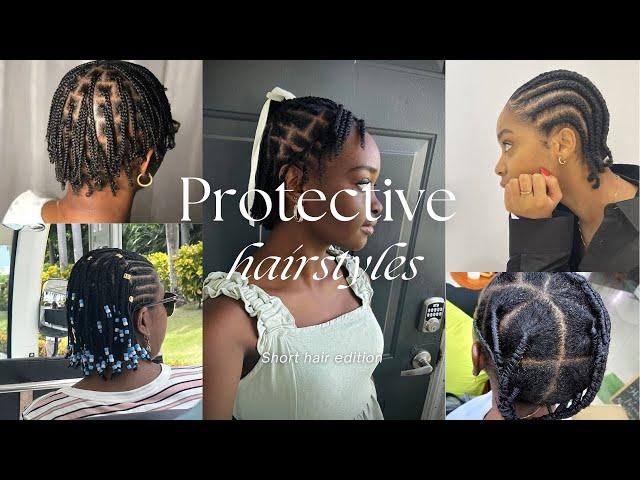 Must-See! 5 Amazing Protective Hairstyles for Short 4C Hair | TWA Ideas for Natural Hair Queens