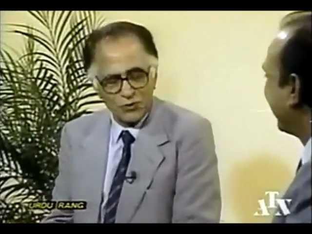 Ashfaq Hussain interviews Ahmed Nadeem Qasmi (Toronto, Canada - 1992)