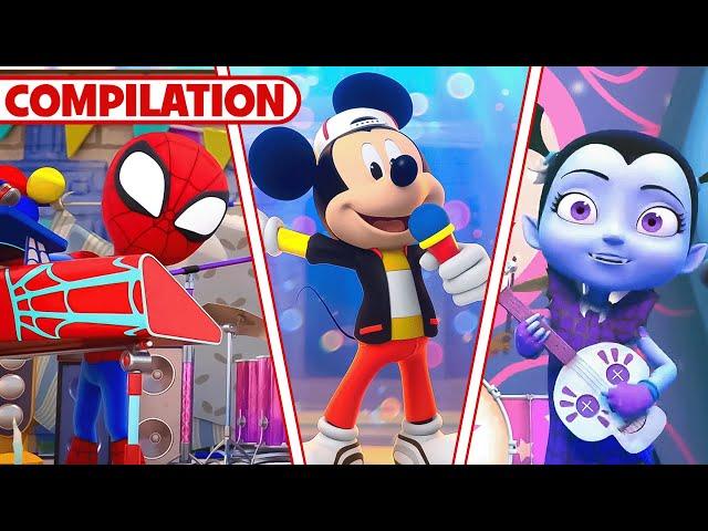 Disney Junior Songs Compilation  | Dance with Mickey Mouse, Minnie Mouse & MORE | @disneyjr