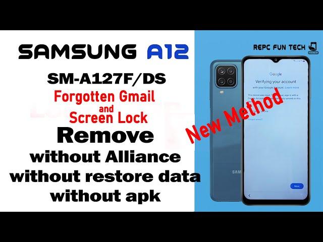 samsung a12 frp bypass | samsung galaxy m12 gmail reset new method 2022