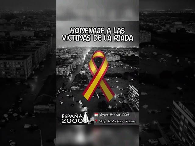 Concentración en homenaje a las víctimas de la #dana