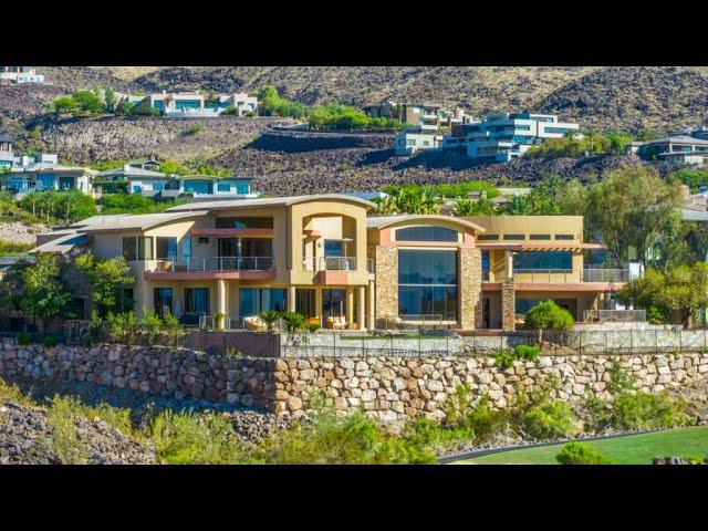 14,485 Sqft Work Of Art! $8.85M Over Looking Las Vegas, 7BD, 3DEN, 9BA, Casita, 1388 Sqft of Parking