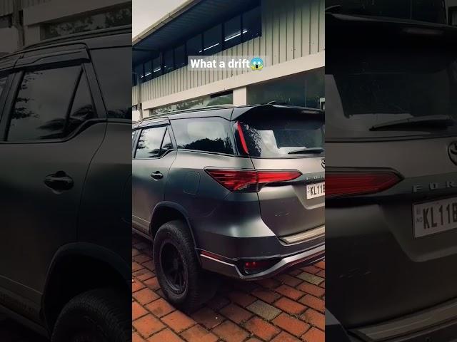 what a drift fortuner car  watch till end  #fortuner #car #fortunerdrift #drift #fortunercar