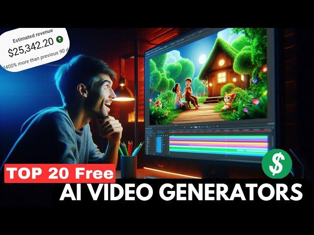 Best 20 AI Video Generators FREE (Tested!)