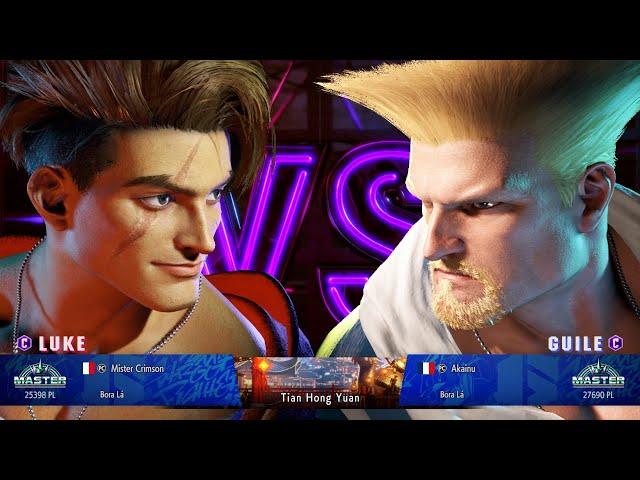 STREET FIGHTER 6 BETA  Mister Crimson (LUKE) Vs Akainu (GUILE)  [SF6] Online Match's 05-22-2023