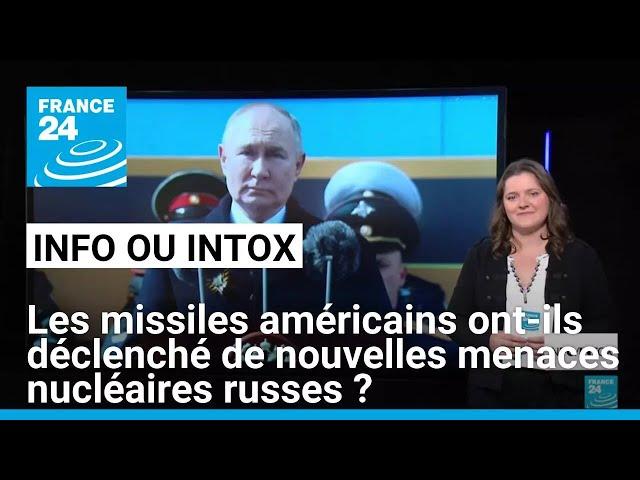 Missiles ATACMS tirés par Kiev : Poutine a t-il agité la menace nucléaire après l'annonce de Biden ?