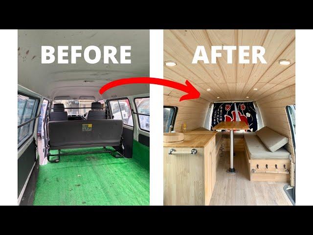 TINY JAPANESE VAN CONVERSION TRANSFORMATION