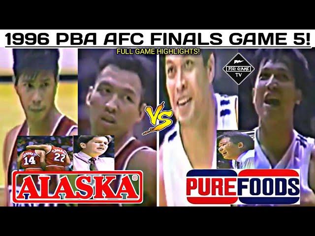 Alaska vs Purefoods FINALS l 1996 PBA AFC FINALS Game 5 l FULL GAME HIGHLIGHTS!