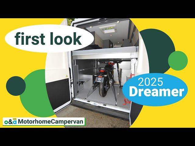 FIRST LOOK at 2025-season campervans from Dreamer - all-new Ford pop-tops and a van with HUGE garage