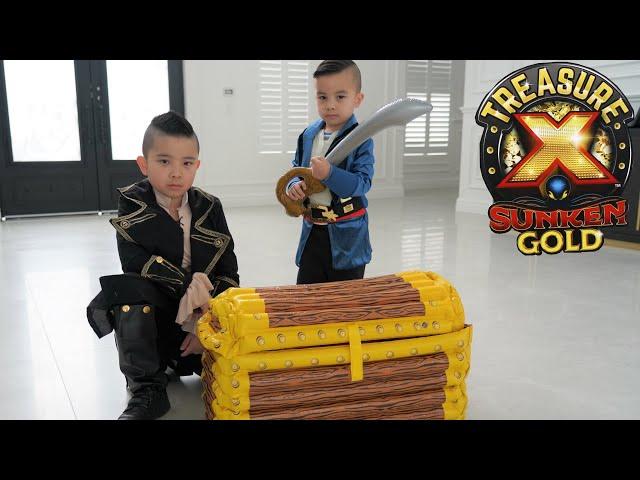 Hunting Treasure  Sunken Gold Pirate Fun With CKN