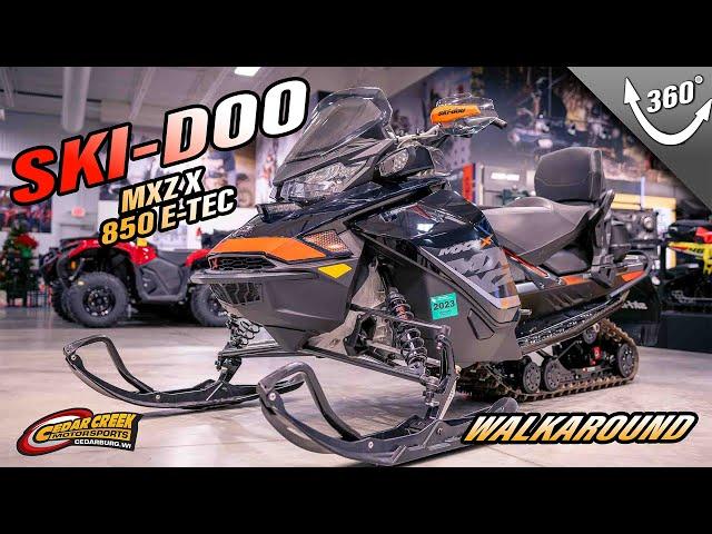 Walkaround | 2018 Ski-Doo MXZ® X® Ripsaw 1.25 Rotax® 850 E-TEC® Black