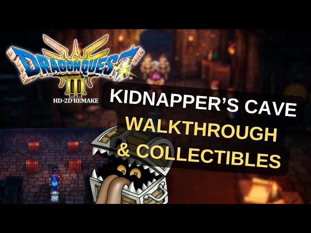 Kidnapper's Cave Walkthrough & Collectibles (Part 22) - DRAGON QUEST III HD-2D Remake