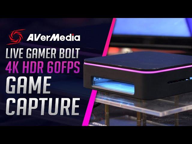 AVerMedia Computex 2019 - Live Gamer Bolt 4K HDR 60FPS Game Capture