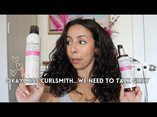 LET'S TRY OUT THIS NEW CURLSMITH VOLUME RECIPE ON MY WAVY/CURLY HAIR :D