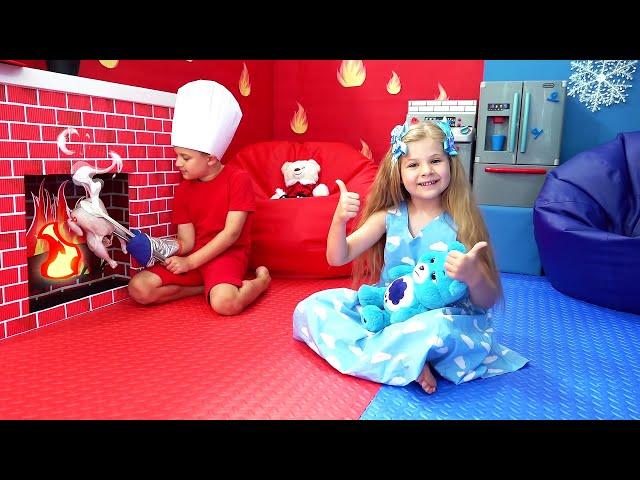 Diana and Roma Play in New Room | Collection of videos for children