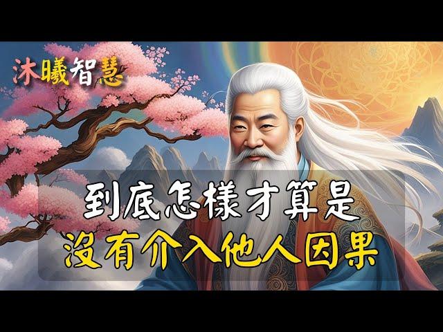 關於因果，厲害的人跟你想的不一樣：到底怎樣才算不介入別人的因果！#沐曦智慧