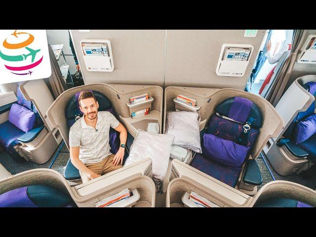 Air China Business Class A350 mit einem Zuschauer von Shanghai nach Frankfurt | YourTravel.TV